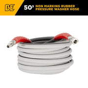 50' 6000PSI 3/8" Non Marking Rubber Hose BE Power Equipment