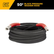 50' 6000PSI 3/8" Rubber Hose BE Power Equipment