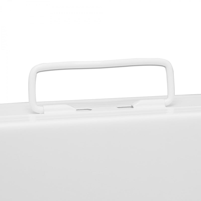 Durham First Aid Kit Box, 36 Units, Horizontal, Center Partition, White (Pack of 6)