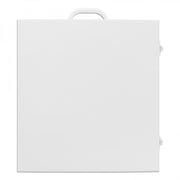 Durham 9Fx First Aid Cabinet, 2 Shelves, Door, White