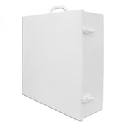 Durham 9Fx First Aid Cabinet, 2 Shelves, Door, White