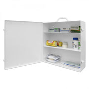 Durham 9Fx First Aid Cabinet, 2 Shelves, Door, White