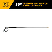 59" Pressure Washer Gun & Wand Assembly BE Power Equipment