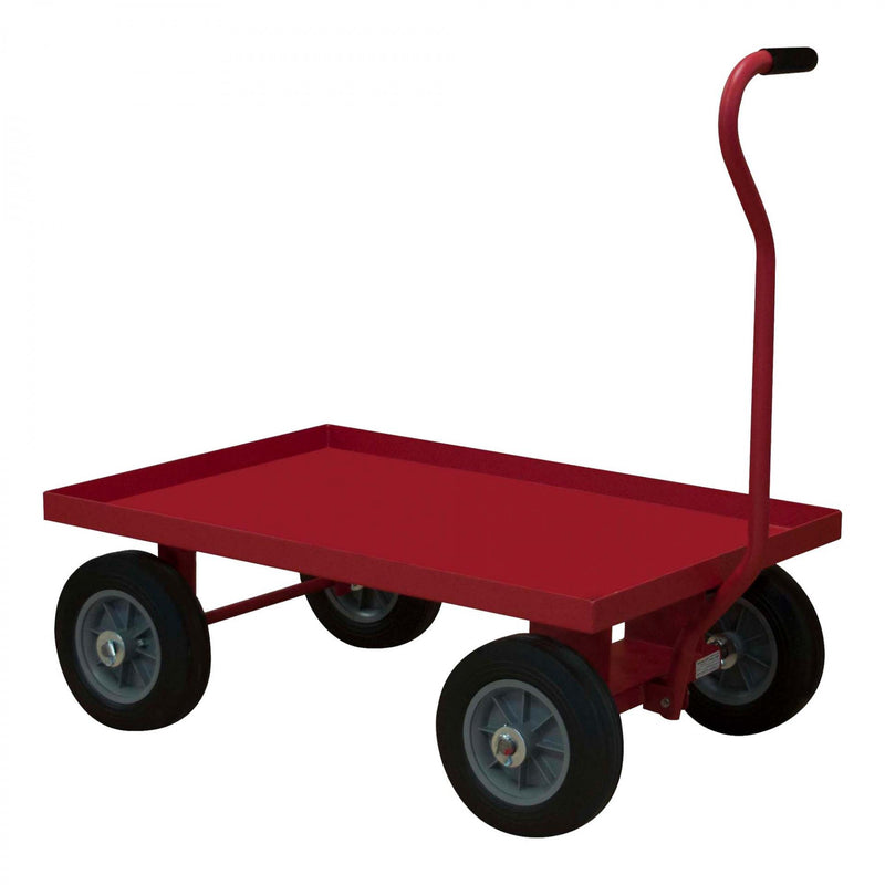 Durham 5Th Wheel Truck With 10" x 3-1/2" Pneumatic Wheels, (4) Rigid, 1 Shelf