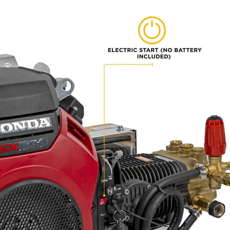 5,000 PSI 5.0 GPM Cold Water Gas Pressure Washer - B5024HTBC BE Power Equipment