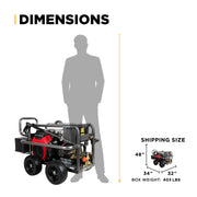 5,000 PSI 5.0 GPM Cold Water Gas Pressure Washer - PE-5024HWEBCOM BE Power Equipment
