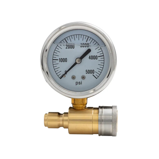 5,000PSI 2.5" Pressure Gauge Kit with 3/8" Quick Connect BE Power Equipment