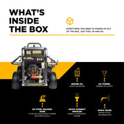 5,100 PSI 5.0 GPM Cold Water Gas Pressure Washer - B5024HEBAS BE Power Equipment