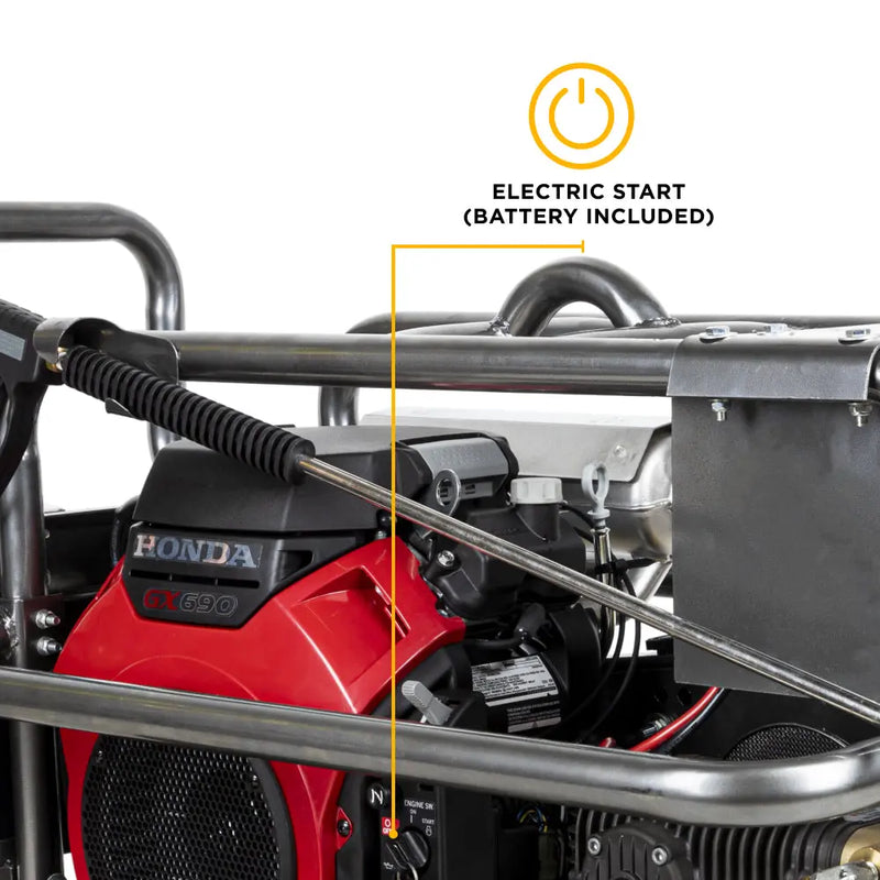 5,100 PSI 5.0 GPM Cold Water Gas Pressure Washer - B5024HEBAS BE Power Equipment