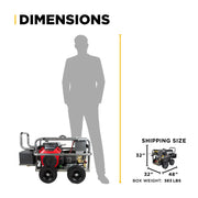 5,100 PSI 5.0 GPM Cold Water Gas Pressure Washer - B5024HEBAS BE Power Equipment