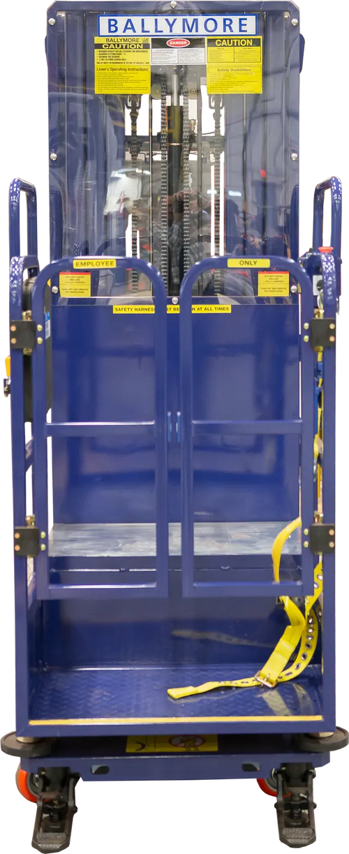 Ballymore DVML-18 - Battery-Powered Drivable Vertical Mast Lift with 24"x25" Platform and 24' Working Height