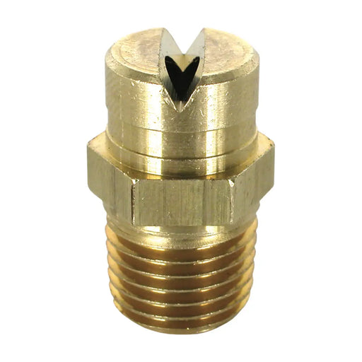 65° 1/4" MEG Chemical Pressure Washer Brass Nozzle - 4.0 Orifice BE Power Equipment