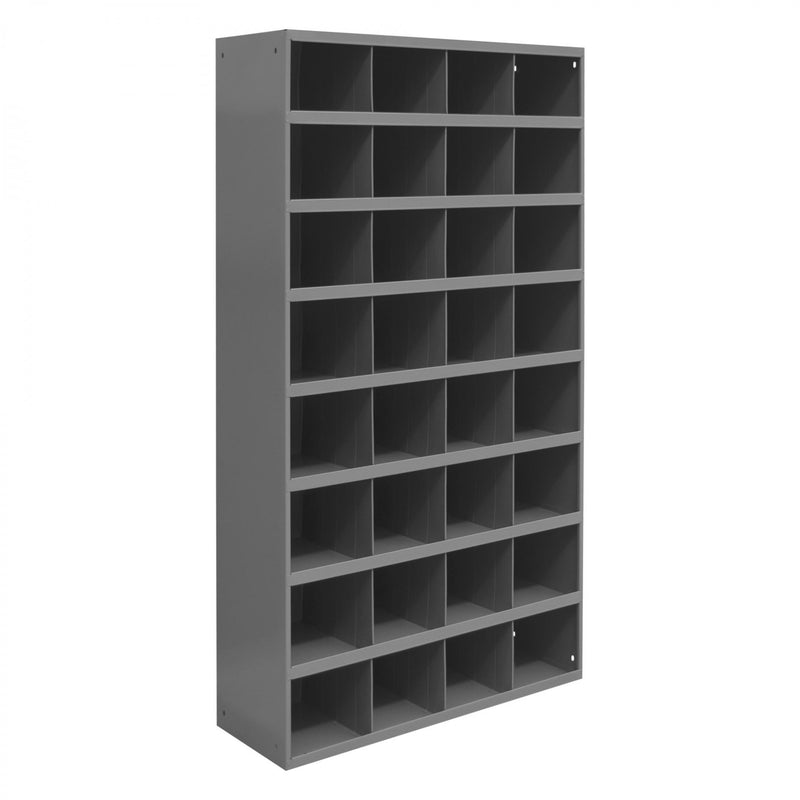 Durham 12" Deep, Tall 32 Opening Bin, Gray