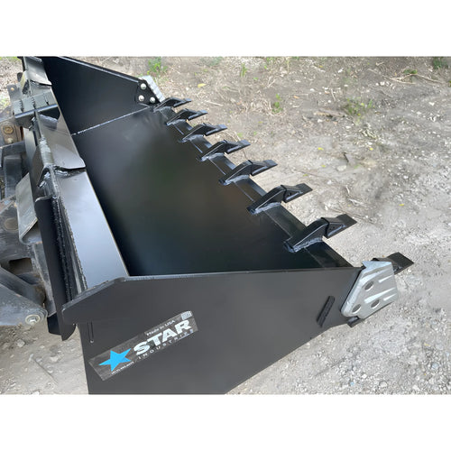Star Industries LP22A-72 LP22A-72BOB LP22A-72T | 72'' Heavy Duty Skid-Steer Bucket