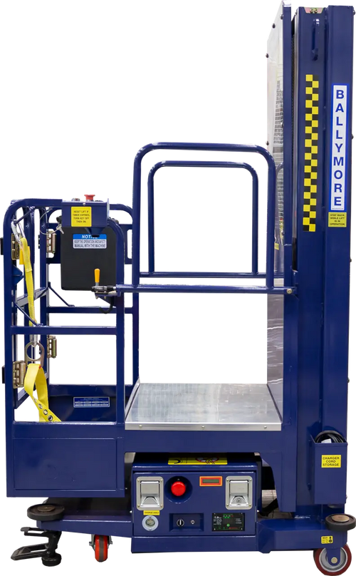 Ballymore DVML-18 - Battery-Powered Drivable Vertical Mast Lift with 24"x25" Platform and 24' Working Height