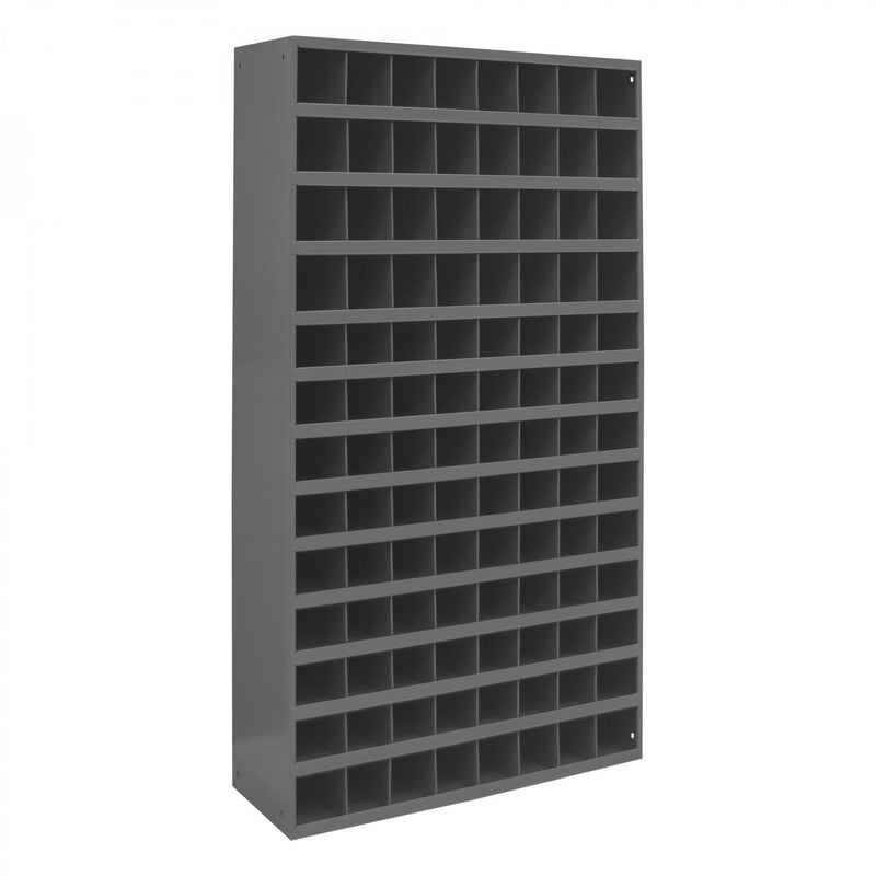 Durham 12" Deep, Tall 104 Opening Bin, Gray