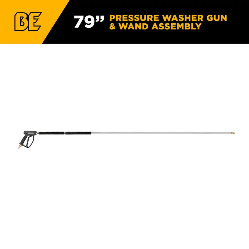 79" Pressure Washer Gun & Wand Assembly BE Power Equipment