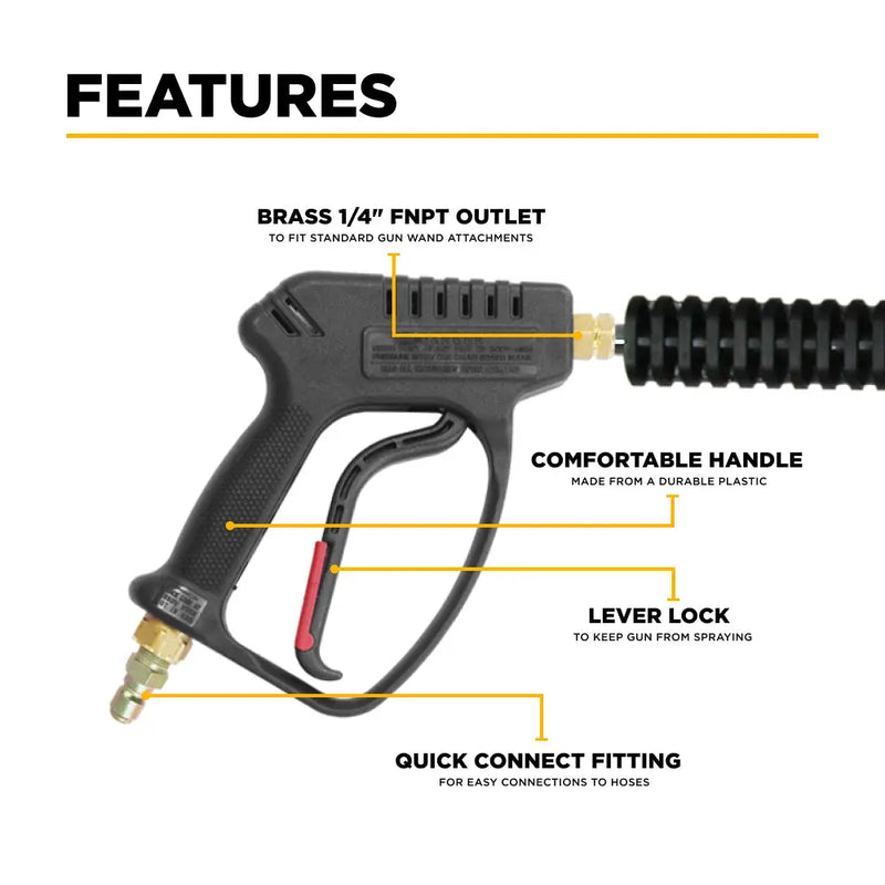 79" Pressure Washer Gun & Wand Assembly BE Power Equipment