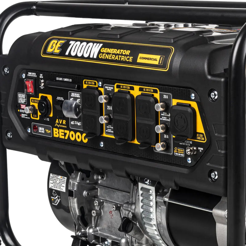 7,000 Watt Generator - BE7000 BE Power Equipment