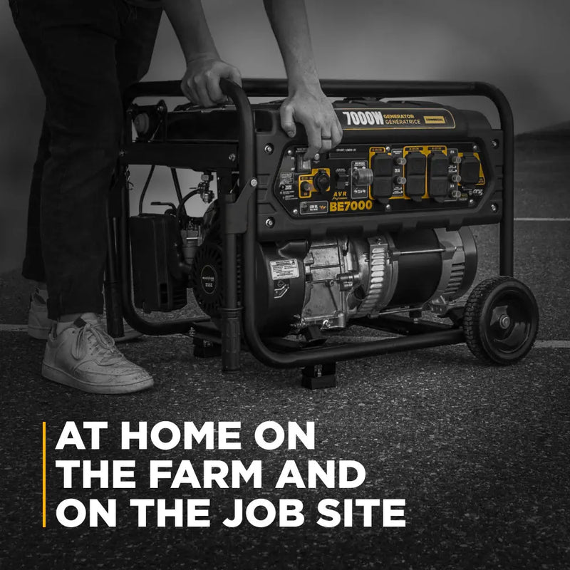 7,000 Watt Generator - BE7000 BE Power Equipment