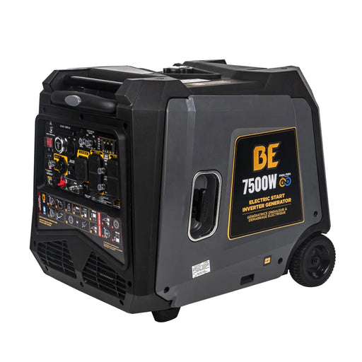 7,500 Watt Dual-Fuel Digital Inverter Generator - BE7500ID BE Power Equipment
