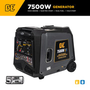 7,500 Watt Dual-Fuel Digital Inverter Generator - BE7500ID BE Power Equipment