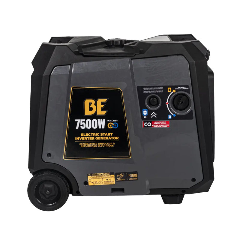 7,500 Watt Dual-Fuel Digital Inverter Generator - BE7500ID BE Power Equipment