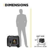 7,500 Watt Dual-Fuel Digital Inverter Generator - BE7500ID BE Power Equipment
