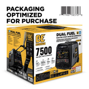 7,500 Watt Dual-Fuel Digital Inverter Generator - BE7500ID BE Power Equipment