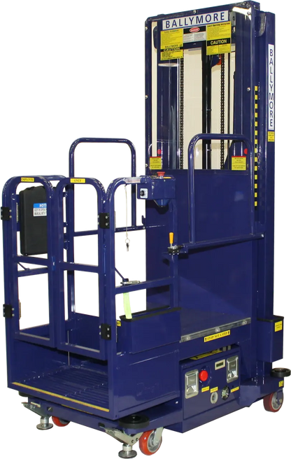 Ballymore DVML-18 - Battery-Powered Drivable Vertical Mast Lift with 24"x25" Platform and 24' Working Height