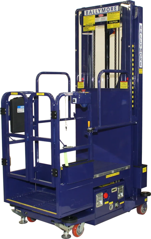 Ballymore DVML-18 - Battery-Powered Drivable Vertical Mast Lift with 24"x25" Platform and 24' Working Height
