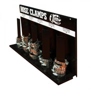 Durham Hose Clamp Rack, 5 Loops, Black