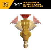90° Adjustable 3 Position Pivot Coupler BE Power Equipment