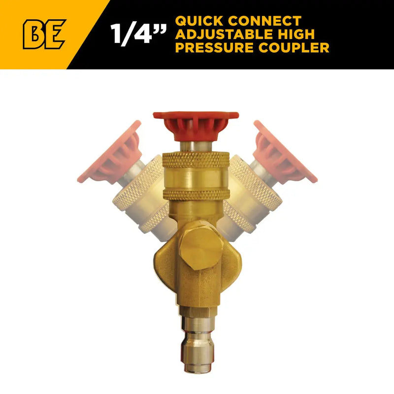 90° Adjustable 3 Position Pivot Coupler BE Power Equipment
