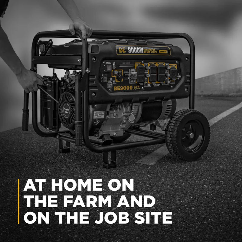 9,000 Watt Generator - BE9000 BE Power Equipment