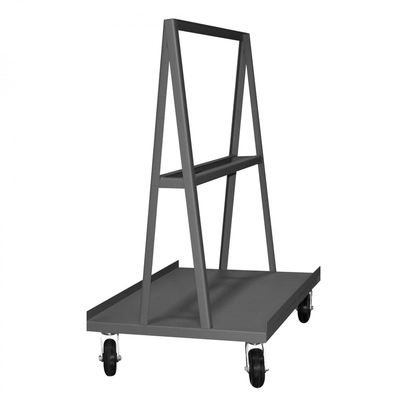 Durham A Frame Truck With (4) Swivel 6" x 2" Phenolic Casters And Low Deck