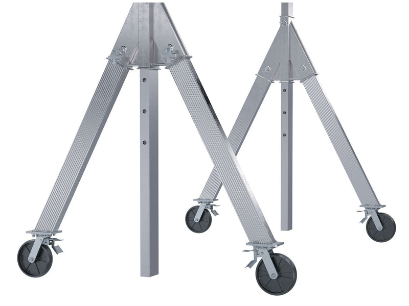 Vestil Adjustable Height Aluminum Gantry Cranes with Total Locking Casters