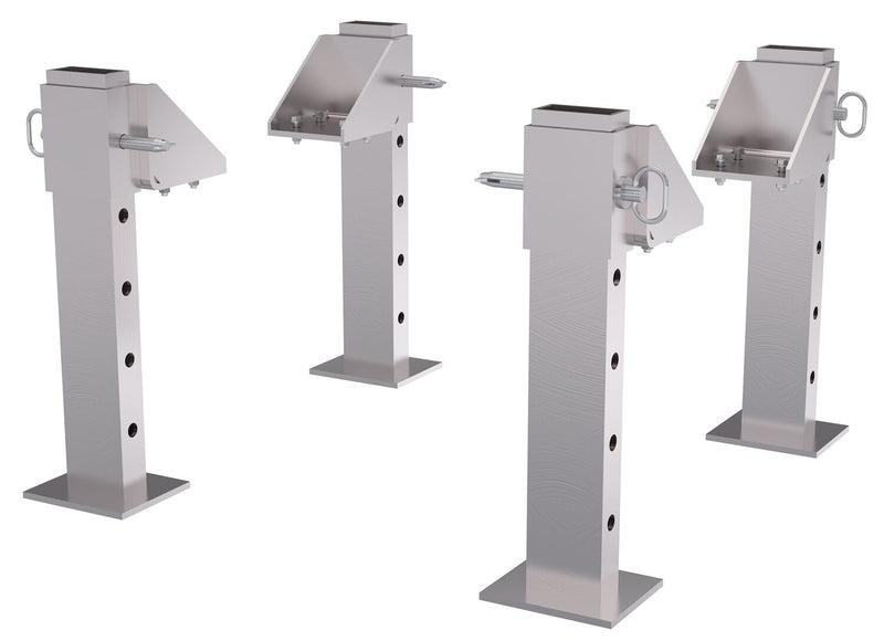 Vestil Adjustable Height Aluminum Gantry Cranes with Adjustable Leveling Option