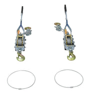 Vestil Adjustable Height Aluminum Gantry Cranes with Total Locking Casters