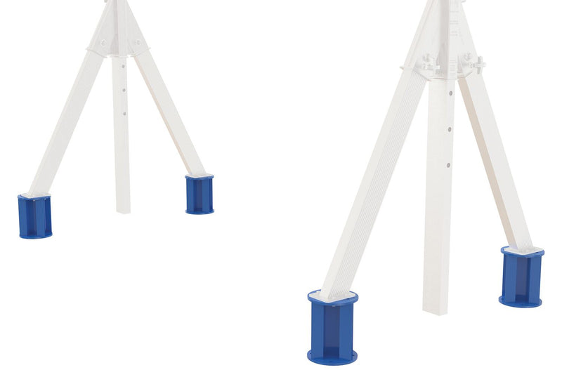 Vestil Adjustable Steel Gantry Cranes with V-Groove Casters - Knockdown