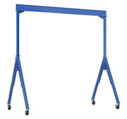 Vestil Adjustable Steel Gantry Cranes with Total Locking Casters