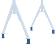 Vestil Adjustable Steel Gantry Cranes with Total Locking Casters