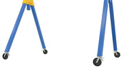 Vestil Adjustable Steel Gantry Cranes with Total Locking Casters - Knockdown