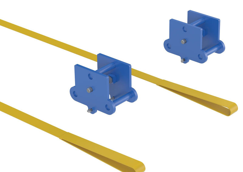Vestil Adjustable Steel Gantry Cranes with V-Groove Casters - Knockdown