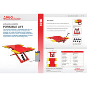 AMGO EM06 6,000 lbs Portable Mid-Rise Scissor Lift AMGO