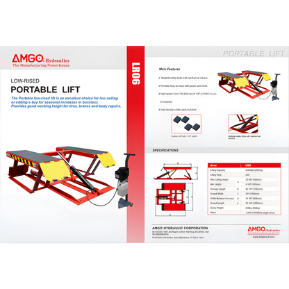 AMGO LR06 Portable Low-Rise Lift