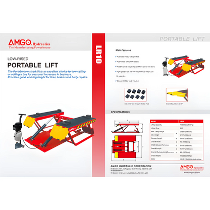 AMGO LR10 Low Rise Lift | LR10