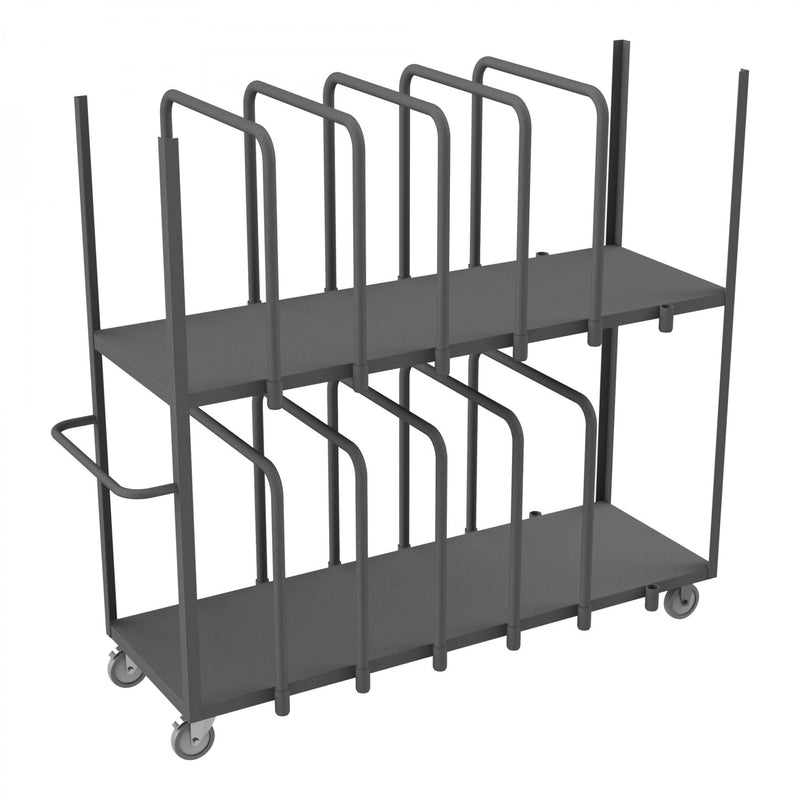 Durham Adjustable Panel Moving Truck With 5" X 1-1/4" Polyurethane Casters