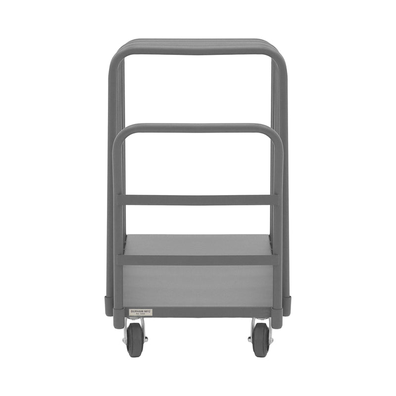 Durham Adjustable Panel Moving Truck With 5" X 2" Mold-On Rubber Casters, (2) Rigid And (2) Swivel