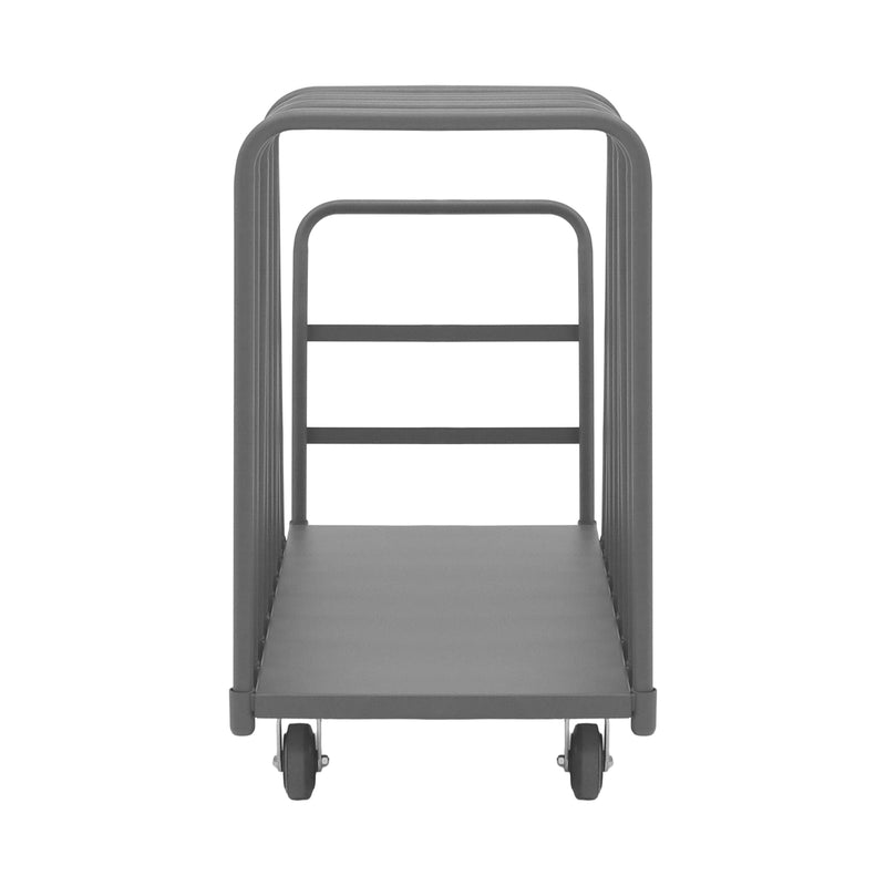 Durham Adjustable Panel Moving Truck With 5" X 2" Mold-On Rubber Casters, (2) Rigid And (2) Swivel